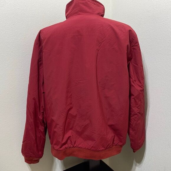 Vintage LL Bean Men's Red Zip-Up Bomber Jacket Size XL - Picture 5 of 10